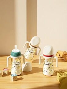 Cốc uống nước có ống hút cho trẻ tập đi, cốc có ống hút nặng, chống rò rỉ và có tay cầm chuyển tiếp, phù hợp cho bé từ 6 tháng tuổi trở lên, bình sữa cho bé. - Cà phê nâu - Xem 3