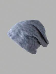 1 Chiếc Mũ Xếp Chồng Cho Nam Và Nữ Có Cùng Một Đoạn Văn Bốn Mùa Mỏng Phần Len Dệt Kim Hàng Tháng Mũ Cặp Đôi Thời Trang Mùa Hè Sở Thích Phong Cách Đường Phố Quấn Đầu Mũ Lạnh - nhiều màu - Xem 10