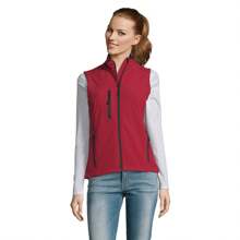 SOLS Womens/Ladies Rallye Soft Shell Bodywarmer Jacket (Red) - Rojo - Ver 4