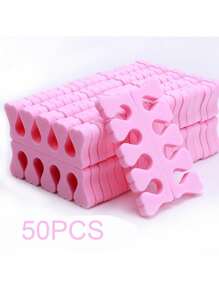 50pcs 50pcs Sponge Toe Separators Pedicure Set For Nail Polish- Premium Nail Art Painting And Polishing Tool Kit, 5 Funy Color,Nail Supplies,Nail Tools,Nail Art Tools,Back To School,Nails,Nail Tools For Press On Nails,Manicure Pedicure Tools - Multicolor - View 14