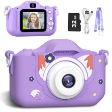 Yowmoy HD Kids Camera For 3-12 Year Olds - 1080P Video Recording, Frames & Filters, Perfect Back-To-School & Birthday Gift For 3-10 Years Old Children.Includes Lanyard, Best Birthday Gift
