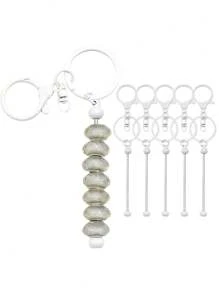 5 Pieces Keychain Bars For Beads - DIY Beadable Keychains Bars Making - Beadable Keychain - View 18
