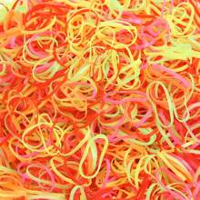 500 条/包 多色小透明塑料发带 适合女孩 - 彩色 - 查看 7