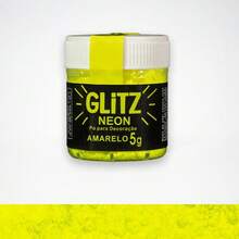 Neon Yellow Edible Glitter Powder Food Coloring For Decoration - 黃色 - 查看 1