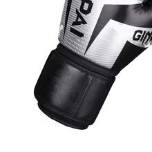 GINGPAI Guantes de boxeo de camuflaje plateado para hombres y mujeres, kickboxing, MMA, Muay Thai, entrenamiento con sacos de boxeo, equipo de lucha profesional y duradero para adultos y jóvenes - camuflaje plata - Ver 8