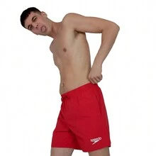 Speedo Mens Essential 16 Swim Shorts (Red) - Red - View 2