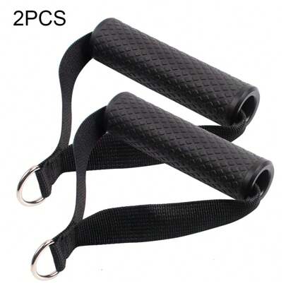 2 unidades de corda de tração antiderrapante com mola para academia, acessórios esportivos de fitness, alça para faixa elástica, alça de resistência para ioga e rede.