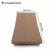 1 pieza Tabla rascadora de gato transformable, estructura de madera duradera Sillón y cama de descanso para gatos para uso en interiores - Albaricoque - Ver 14
