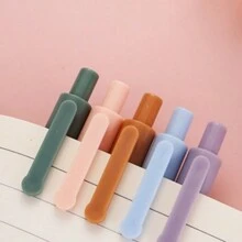 5入組彩色混合筆,簡單的0.5毫米黑色書寫膠筆,適用於學生和成人,非常適合書寫！5種混合顏色的簡單便攜膠滾珠筆,適用於學生寫作、繪畫 - 彩色 - 查看 2