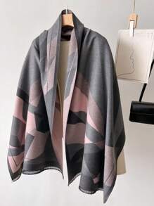 FADZOYLE 1 Chiếc Khăn Quàng Cổ Nữ 185*65CM Khăn Choàng Cashmere Màu Dài Khăn Choàng Tua Rua In Hoa Văn Giữ Ấm Mềm Mượt Len Thời Trang Khăn Choàng Lớn Và Khăn Quấn Cho Mùa Thu Đông Cuộc Sống Hàng Ngày Váy Dạ Hội Văn Phòng Du Lịch Đám Cưới Và Quà Tặng Mùa Đông - khăn quàng cổ - Xem 5