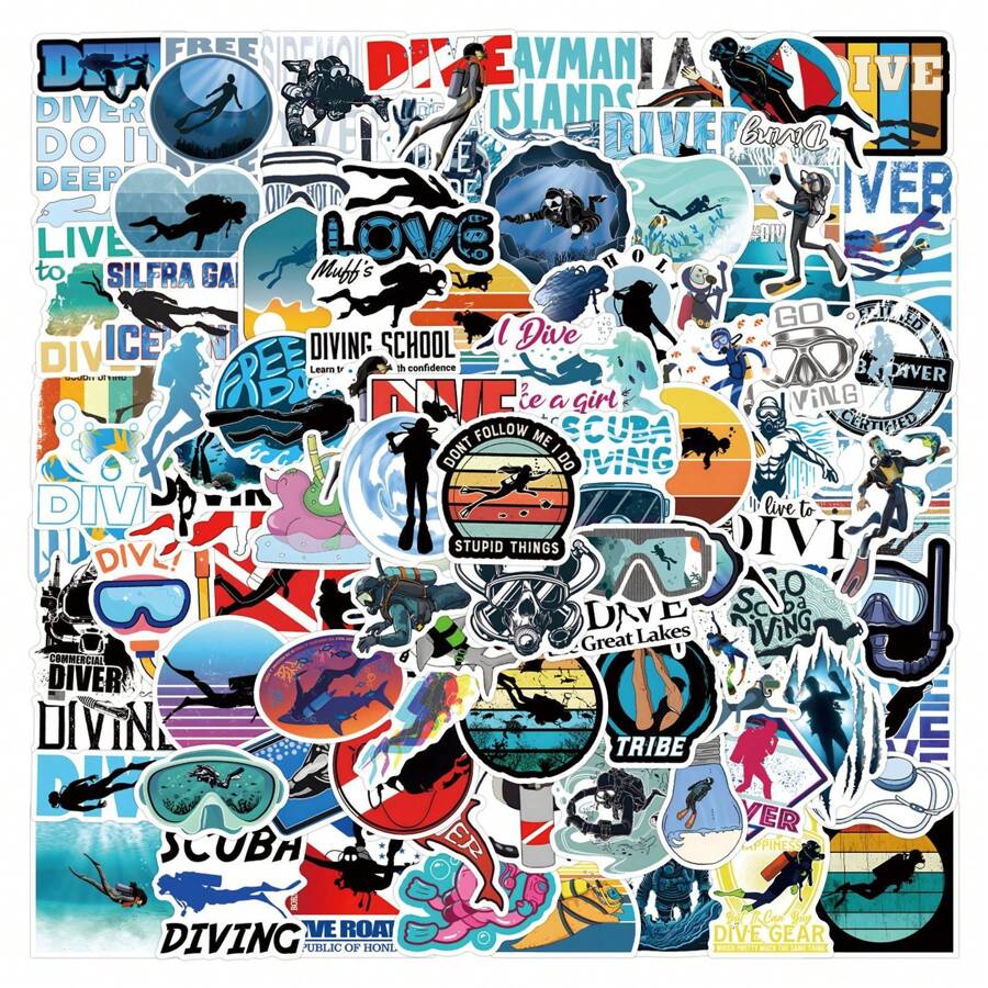 Autocollant / adhésif / sticker plongée / dive Ocean sub Estartit