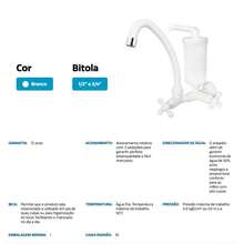 Tap And Water Purifier Filter In White ABS - 白色 - 查看 2