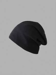 1 Chiếc Mũ Xếp Chồng Cho Nam Và Nữ Có Cùng Một Đoạn Văn Bốn Mùa Mỏng Phần Len Dệt Kim Hàng Tháng Mũ Cặp Đôi Thời Trang Mùa Hè Sở Thích Phong Cách Đường Phố Quấn Đầu Mũ Lạnh - nhiều màu - Xem 6