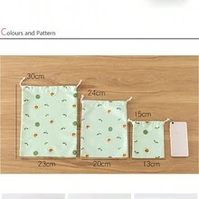 Cute Travel Drawstring Storage Bags, Pouches, Dust-Proof Clothes Organizer Bags For Fall Home Decor For Travel Storage Bag,Makeup Bag,Cosmetic Bag,Vacation Organizer,Large Capacity Makeup Organizer Makeup Case, For Lipstick, Brush, Skincare, Mobile Phone, Coin, Small Items, For Home,Gift,Vacation And Festival Halloween Christmas Multifunctional Use - Multicolor - View 7