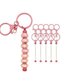 5 Pieces Keychain Bars For Beads - DIY Beadable Keychains Bars Making - Beadable Keychain - View 7
