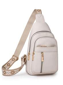 2024新款女士真皮奢华手提包 女士包袋 设计师款单肩斜挎包 - 白色 - 查看 5