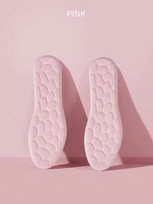 A Pair Of Pebble Massage Insole Men And Women Anti-Odor Super Soft Bottom Feet Breathable Sweat Stepping  Feeling Sports Insoles - Pink - View 8