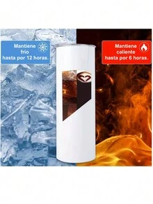 Termo Skinny De Acero Con Popote 600ml Letras Gatitos A a la Z - Letra P - Ver 3