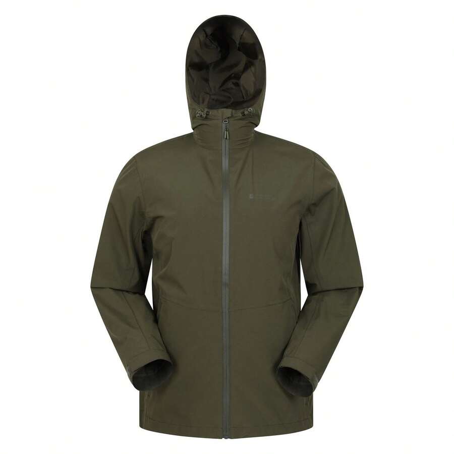 Mountain Warehouse Mens Covert Waterproof Jacket (Khaki) - Khaki - View 1