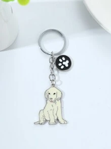 1pc Metal Fashion Hot Pet German Shepherd Dog Keychain Dog Pendant Animal Enamel Keyring Women Bag Jewelry Girls Boyfriend Souvenir Car Accessories Bag Charm School Animal Cute Goth Y2k Christmas Gift Ideas Bag Accessories Lanyards With Id Holder Car Accessories Bag Charms - Multicolor - View 11