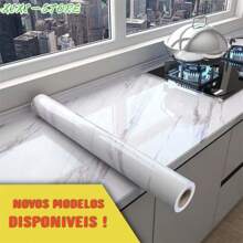 Kitchen Stickers Resistant To Water/Oil/Fire/Wallpaper - Usable On Stove/Cabinet/Door Innovation - 2M*60cm Trắng - Xem 4