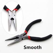 1 Piece Stainless Steel Needle Nose Pliers Multifunctional DIY Jewelry Making Handmade Tool Black Handle - Black - View 9