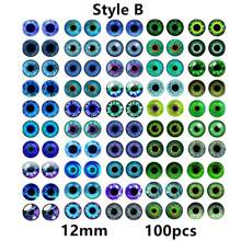 100pcs 6-12mm Photo Glass Cabochons Dragon Eyes Cat Eye Toys Handmade Dome Eyes DIY Jewelry Making Accessories - Eyes Glass Cabochons - View 7