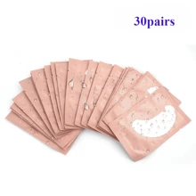 30 Pairs 60pairs  Eye Patch For Eyelash Extension Hydrogel Eyelashes U-Shaped Gel Pads Eyelash Extension Makeup Tools