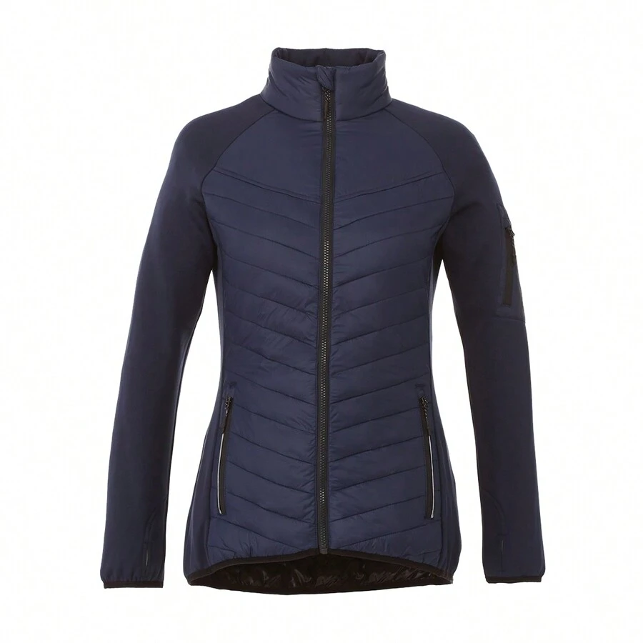 Elevate Womens/Ladies Banff Hybrid Insulated Jacket (Navy) - Navy Blue - View 1