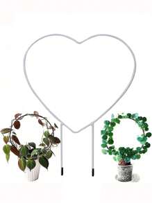 1pc/3pcs Circular Iron Garden Trellis Climbing Plant Support Spike