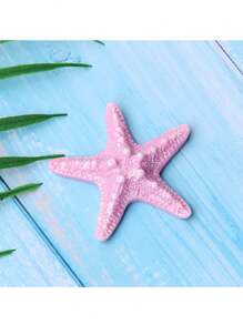1pc Or 8pcs Starfish Cake Toppers Undersea Party Theme Birthday Party Cake Toppers, Mermaid Birthday Party, Christening Ceremony Cake Toppers - Multicolor - View 10