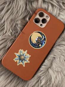 50pcs Mythical Universe Strange Beauty Planet Flowers Creative Handbooks Waterproof Stickers Phone Cases Notebook Stickers - Multicolor - View 8