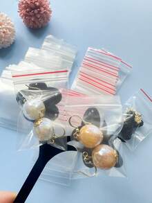 100pcs/200pcs Mini Jewelry Pouches Necklace Earring Bracelet Storage Bags - 4*6 Storage Bags - View 3