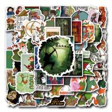 55 piezas Pegatinas de juguetes de dibujos animados de Robin Hood, pegatinas de Robin Hood, póster de Robin Hood, mercancía, pegatinas de vinilo resistentes al agua, paquete de pegatinas estéticas para portátil, pegatinas para monopatín, pegatinas para botellas de agua, pegatinas para cuadernos - Multicolor - Ver 3