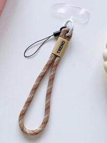 1 pièce Porte-cartes portable en nylon minimaliste et personnalisé avec un seul bouton, avec une petite boucle pour un cordon anti-perte pour téléphone. Compatible avec les clés, les cartes Galaxy. Cadeaux de suspension pour la mère, la famille, les amis, l'anniversaire, les vacances, un charm de téléphone, une chaîne de téléphone.