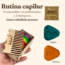 Rutina capilar: Mascarillas, acondicionador y shampoos sólidos para cabelludo grasoso - Multicolor - Ver 1
