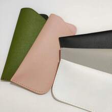 1pc Soft Glasses Bag Fashion PU Leather Eye Glasses Reading Glasses Pouch Cover Portable Eyeglasses Case Holder Glasses Case Holder Organizer Storage Eyeglass Case Protective Case Glasses Bag Sunglasses Pouch For Travel Vacation Cruise Summer Holiday Travelling Bag Travel Stuff Essentials For College Dorm Home School Travel Kit