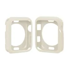 1件 矽膠保護殼，適用於 Sport 38mm 40mm 41mm 42mm 44mm 45mm 46mm 49mm S11 10 9/8/7/6/5/4/3/2/1 SE - 米色 - 查看 6