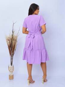 Mavie Dress Versatility: Perfect For Formal, Casual Events Or That Special Date - 紫丁香色 - 查看 2