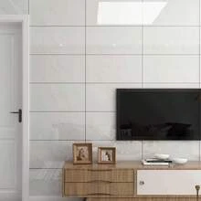 12X Faux Marble Tile Wall Stickers Are Pasted In The Kitchen, Bathroom And Home Decoration GREY - Grey - View 4