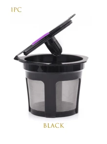 1 件/2 件/4 件可重复使用 K 杯，LivingAid 可重复使用 K 杯 2.0 咖啡过滤器咖啡不锈钢网单独过滤器更换适用于 Brewers 1.0 或 2.0 机器 - 彩色 - 查看 16