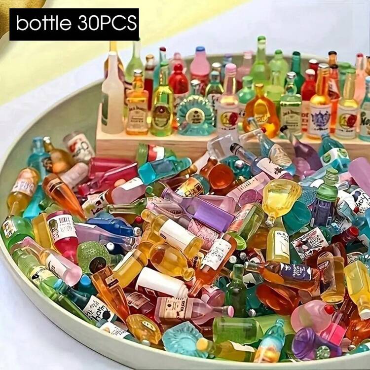 10/20/30 chiếc Đồ trang trí nhà Trang trí nhà Mini Tỷ lệ Ngôi nhà nhỏ Lon nước ngọt thu nhỏ DIY Cảnh thực phẩm siêu nhỏ, Mô hình chai nước trái cây & đồ uống đóng hộp bằng nhựa mini DIY Nhà siêu thị thực phẩm mini, Chai bia & Lon siêu nhỏ làm quà tặng Giáng sinh, Đồ trang trí cửa hàng tiện lợi - Nhiều màu - Xem 15
