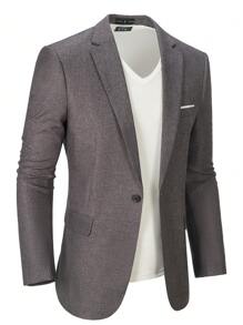 Men's Jacket Light Weight Single Coat Men's Sport Coats & Blazers Concert Graduation Season Size XS-3XL Men's Spring New Products Suit Sets For Wedding Concert  Graduation Season - Màu xám đen - Xem 4