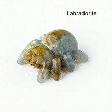 1PC Đá quý chữa bệnh pha lê tự nhiên Thủ công đá Động vật Tượng nhện Trang trí nhà Sáng tạo Đồ trang trí Quà tặng Halloween - nhện - Xem 21