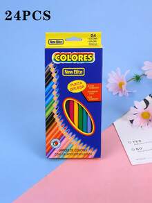 36/24/12 学生画笔/12 支笔套装混合发色/1 支笔套装混合发色艺术油画彩色铅笔 - 彩色 - 查看 5