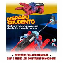 ORIGINAL WEB THROWING GLOVE DART LAUNCHER WITH DURABLE CORD INTERACTIVE CHILDREN'S TOY SUPER HEROES DOLL ROPE SUCTION CUP BOY FUN CHEAP GIFT SPIDER WEBS - 1 蜘蛛手套 - 查看 4