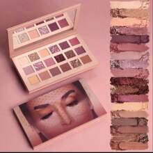 sombras de ojos de color de tierra opaco, y mudo de rosas del desierto de 18 tonos, paleta de colores preofesional ideal para el maquillaje diario, increibles tonos brillantes y terracota muy bellos destellos - Eyes On Me - Ver 6
