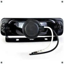 Pair Rectangular Auxiliary Headlight Halogen Light Spotlight Car