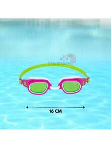 Children's Swimming Goggles UV Protection Adjustable Resistant Colorful Child Swimming Pool Beach Summer - 藍色的 - 查看 7