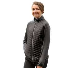 Hy Womens/Ladies Synergy Lightweight Padded Jacket (Black) - Black - View 3